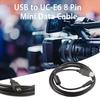 USB-кабель длиной 150 см Легкое подключение Стабильная передача Высокоскоростная передача UC-E6 8-контактный Кабель для передачи данных Mini USB для камеры Nikon