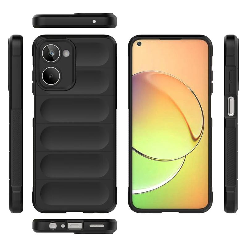 Чехол для OPPO Realme 10 4g задняя крышка чехол для телефона жидкий силикон противоударный защитный чехол Funda Coque