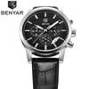 BENYAR Men's Sports Waterproof Quartz Watch Top Brand Japen Movement Luxury Clock Casual