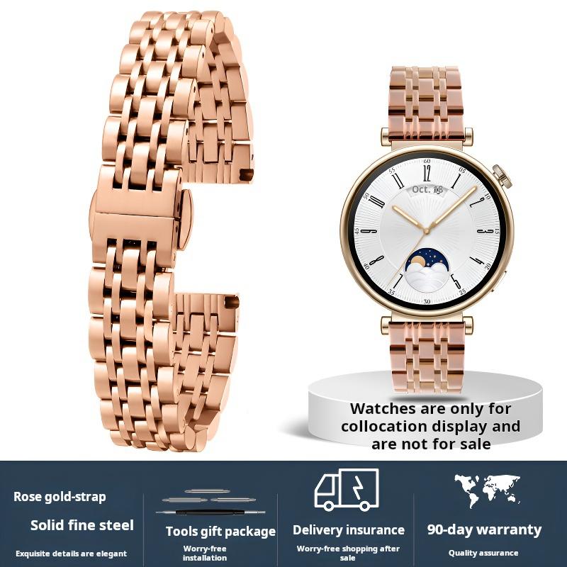 Quick Release Watch band For Huawei Gt5 Strap Gt4 41mm Gt 4 5 3 2 stainless Steel Metal Men women Rose gold accessories 18mm 22m