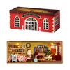 CUTEROOM Wooden Miniature Dollhouse Kit for Kids, Stylish Interior Toy, Girl's Gift, DIY Handmade (BELLA'S HOUSE)