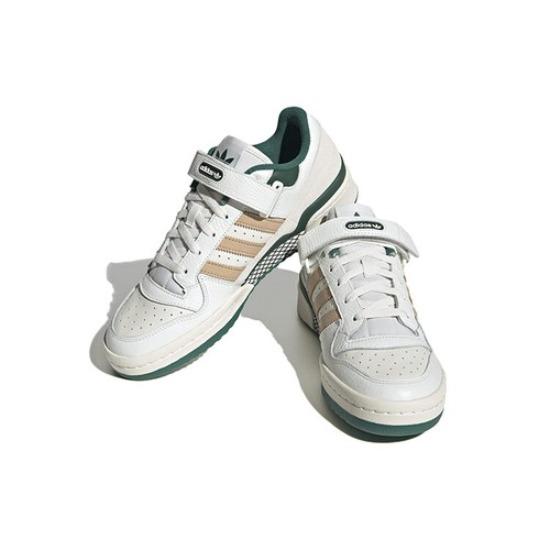 adidas Forum Low Dark Green/Core White/Magic Beige - IE4585