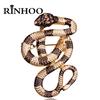 Rinhoo Creative Enamel Snake Brooches For Women Fashion Sea Animal Fish Koi Turtle Whale Starfish Lapel Pins Party Badge Jewelry