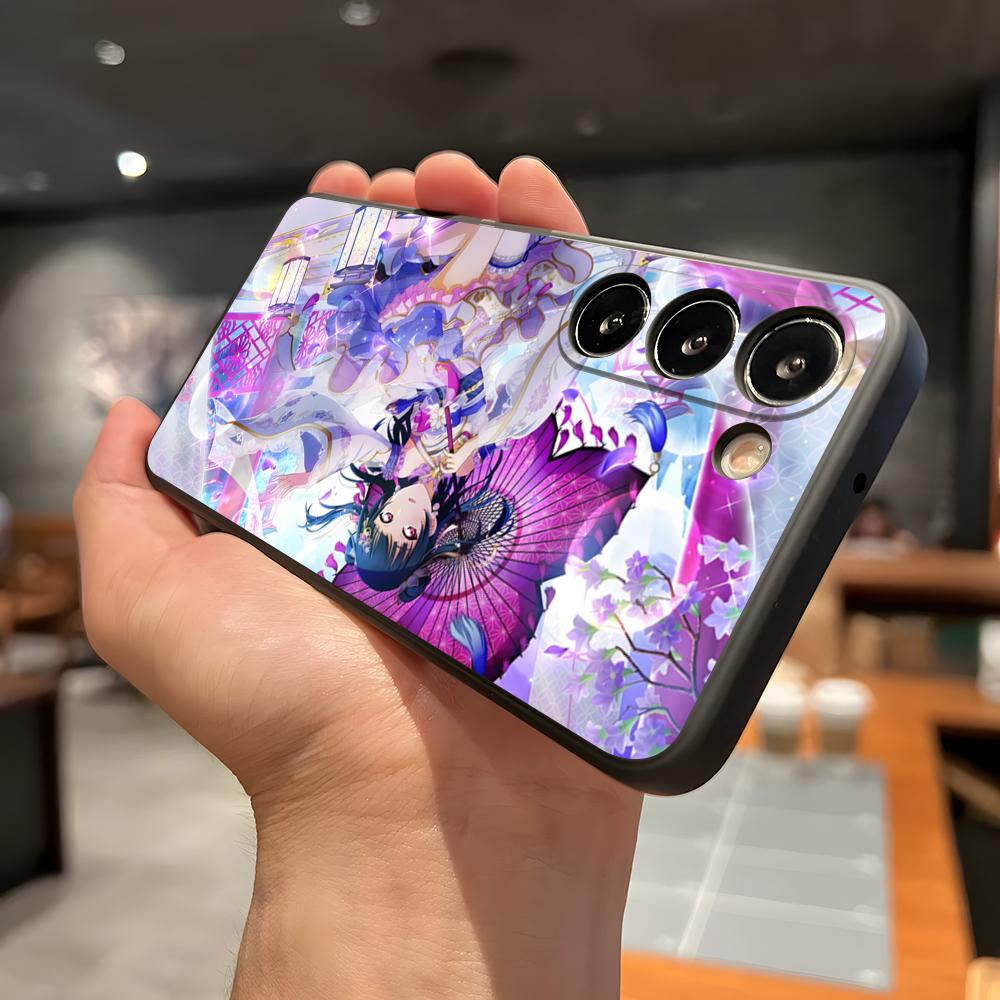 Чехол для телефона Love Live Anime для Samsung A56 A36 A26 A16 A15 A25 A35 A55 A14 A34 A24 A54 Черный Мягкий