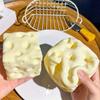 Пластичная Сквиши Кубик Сыра Сжимающаяся Игрушка Пластичный Антистрессовый Шар Гигантский Сыр Не Прыгающий Фиджет Игрушка ASMR Сенсорная Антистресс Подарок