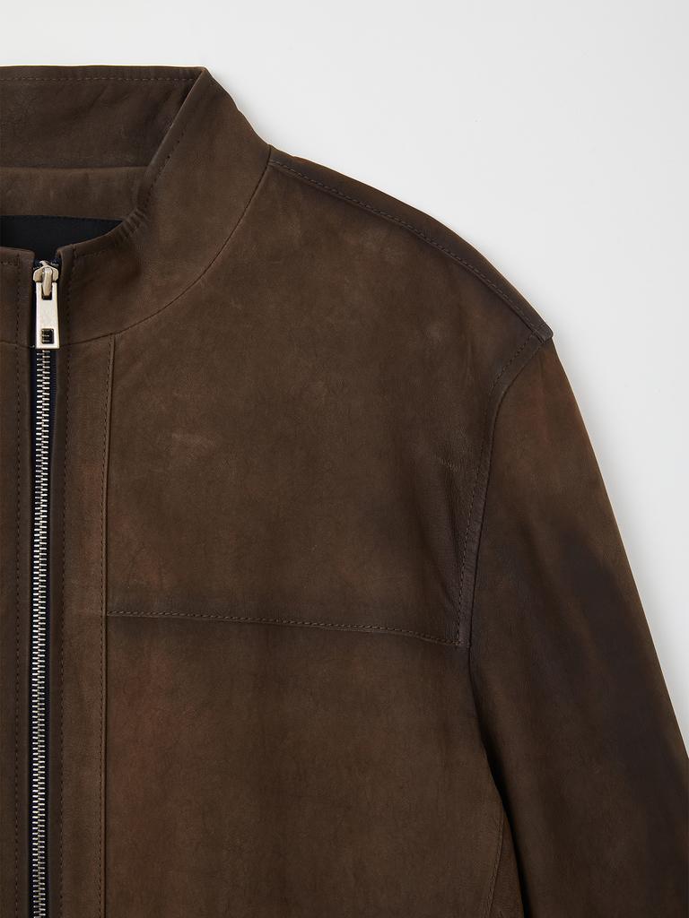 Ikalook Brown Washed Lambskin Jumper Dljp104