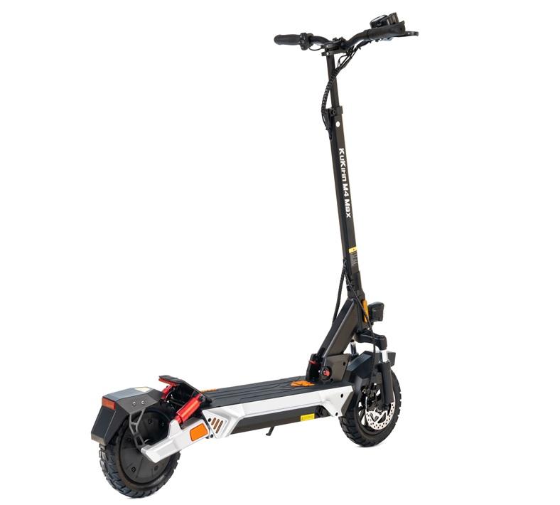 KuKirin M4 Max foldbar elektrisk scooter 800W, 48V 18,2Ah batteri, tophastighed 45 km/t, 10 tommer dæk, støddæmper for og bag