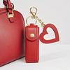 Брелок Сумочка для помады Любовь Зеркало Защитный чехол из искусственной кожи Портативный брелок Сотовые телефоны Кошелек Цепочка для ключей от машины