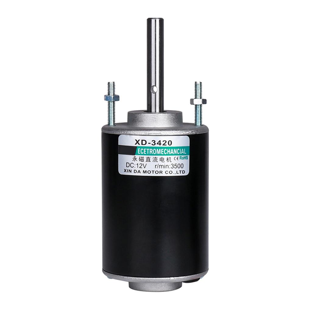 12/24V Permanent Magnets Motor Low Noise Reversible Electric Gear Motor Replacement High Speed Motor Enduring