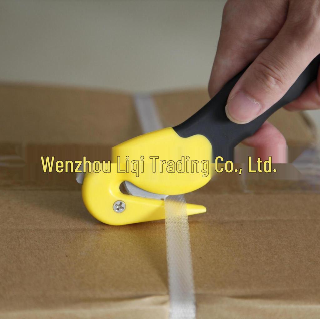 Double-Headed Cable Tie and Box Opener: Curved Hook and Pointed Nose Unsealing Knife