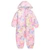 Snow Combi Floral Winter Pink 120cm Jumpsuit, Print, Kids' Girls' Warmth, (YL), 261101,