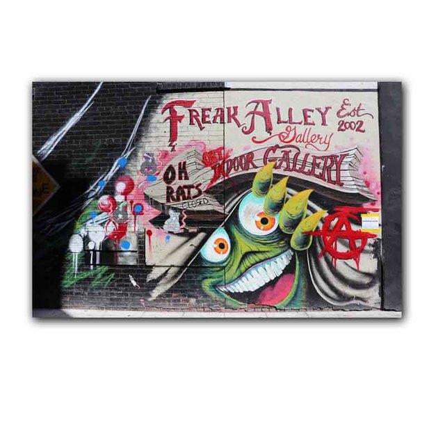 Настенная живопись Бэнкси, уличное граффити, культура, постер, портрет знаменитости, картина маслом, картина на холсте, украшение дома, фреска, без рамки