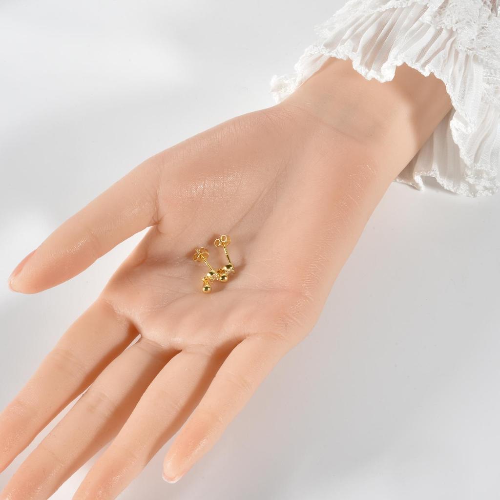 ANDYWEN Стерлингового Серебра 925 пробы, 1 пара легких, роскошных модных серег-гвоздиков с подвеской в виде капли воды, женские 2023, Высокое ювелирное искусство