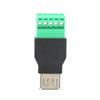 2 шт. Quicklink Solderless Type A Female USB Terminal Adapter Converter