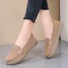 Women Faux Suede Casual Shoes New Platform Shoes Woman Fashion Brand Designer Women Flat Soft Sole Non-slip Shoes 2025
