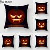 Halloween Decoration Pillowcase Pumpkin Ghost Face  Party  Holiday Gift Sofa Cushion Cover Room Home Decor
