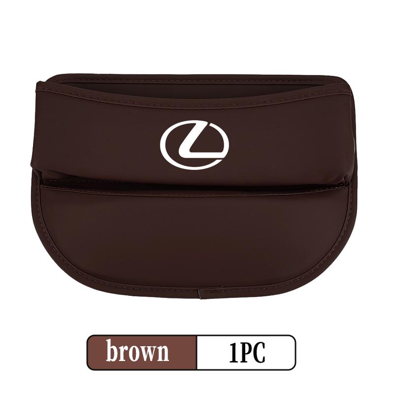 YOM1 NEW Car Seat Gap Storage Box Leather Storage Box Accessories For Lexus UX250h RX450h RX300 GX470 CT200h RX400h NX300h RX350
