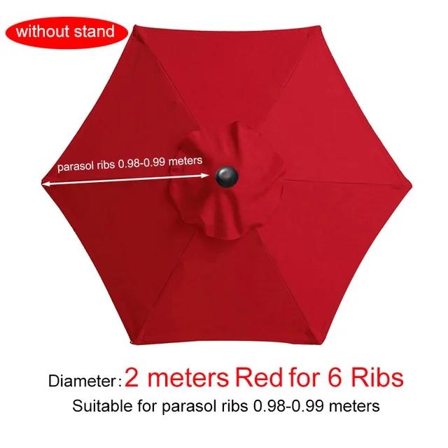 Сменная ткань для зонтика, водонепроницаемый пляжный навес, уличный садовый зонт с защитой от ультрафиолета, ткань для зонтика
