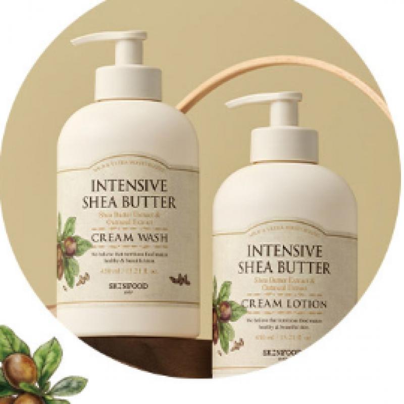 Skinfood [новый] Skinfood Intensive Shea Butter Cream Wash Lotion 450 мл