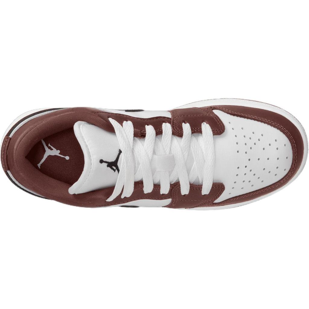 Кроссовки Air Jordan 1 Low GS Dark Pony Kids красные белые черные HF3188-102