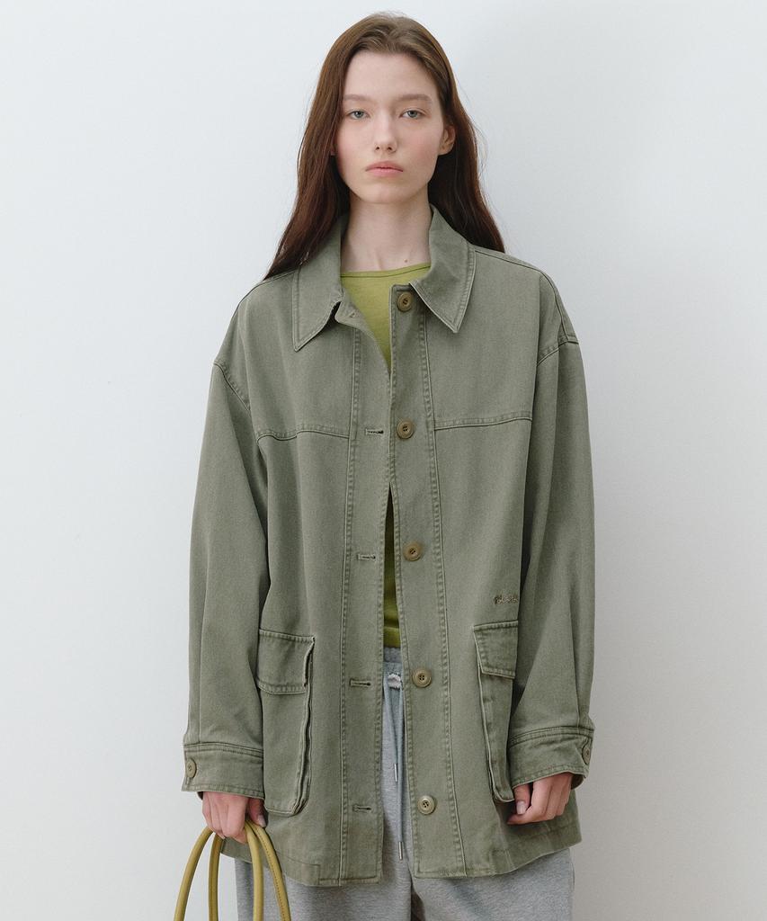 ROLAROLA Washed Cotton Jumper Khaki