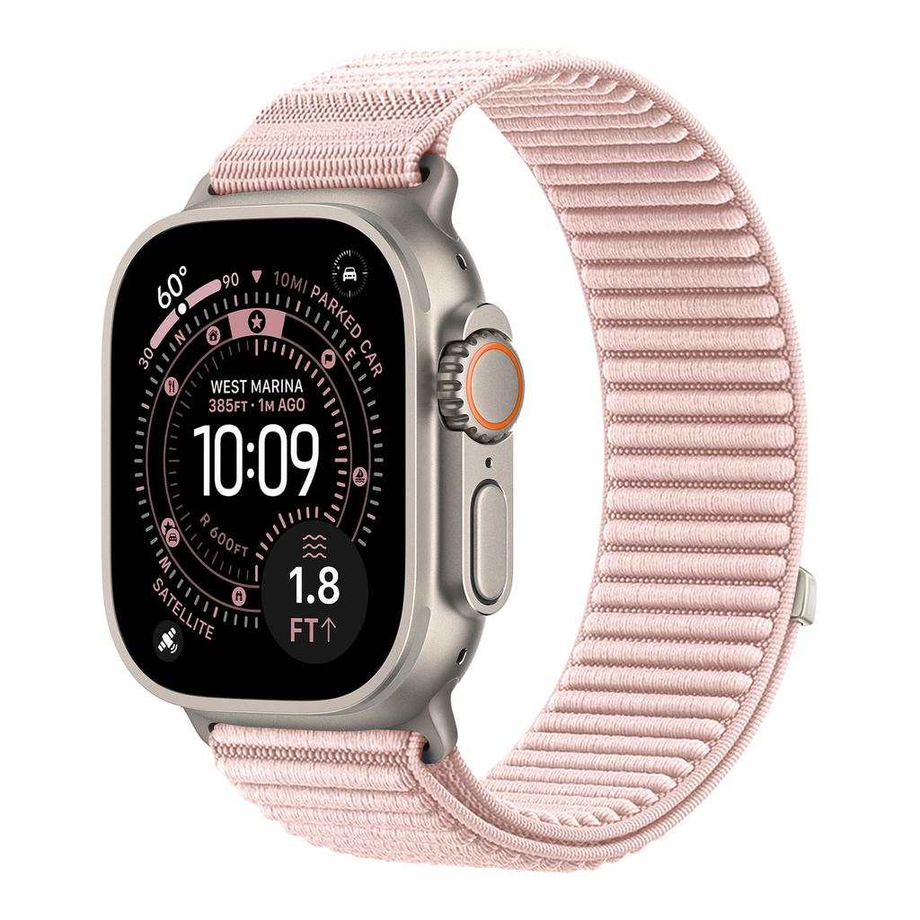 Ремешок для Apple Watch Ultra 3 Ремешки iwatch 49мм 44мм 40мм 42мм 46мм 41мм 45мм Нейлоновая петля ремешок Браслет серия 10 9 8 7 2 Se 11