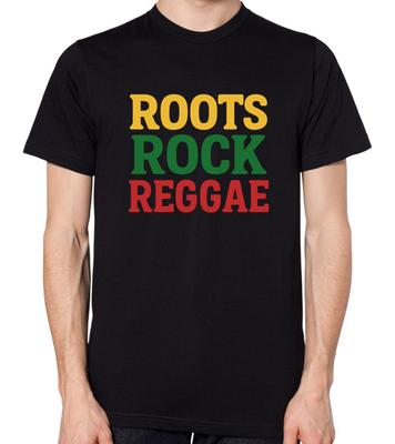 Футболка Roots Rock Reggae Jah Rasta Rastafari Растафарианский топ