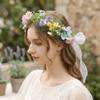 Daisy Decoration Bridal Flower Headband Artificial Floral Hair Hoop  Bridal Ceremony