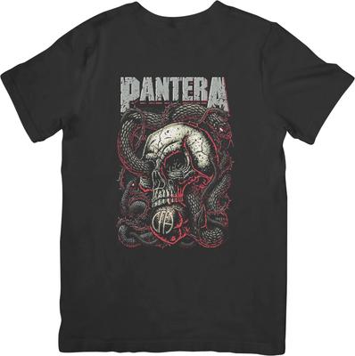 Pantera Music Унисекс Футболка из Качественного Хлопка Черная