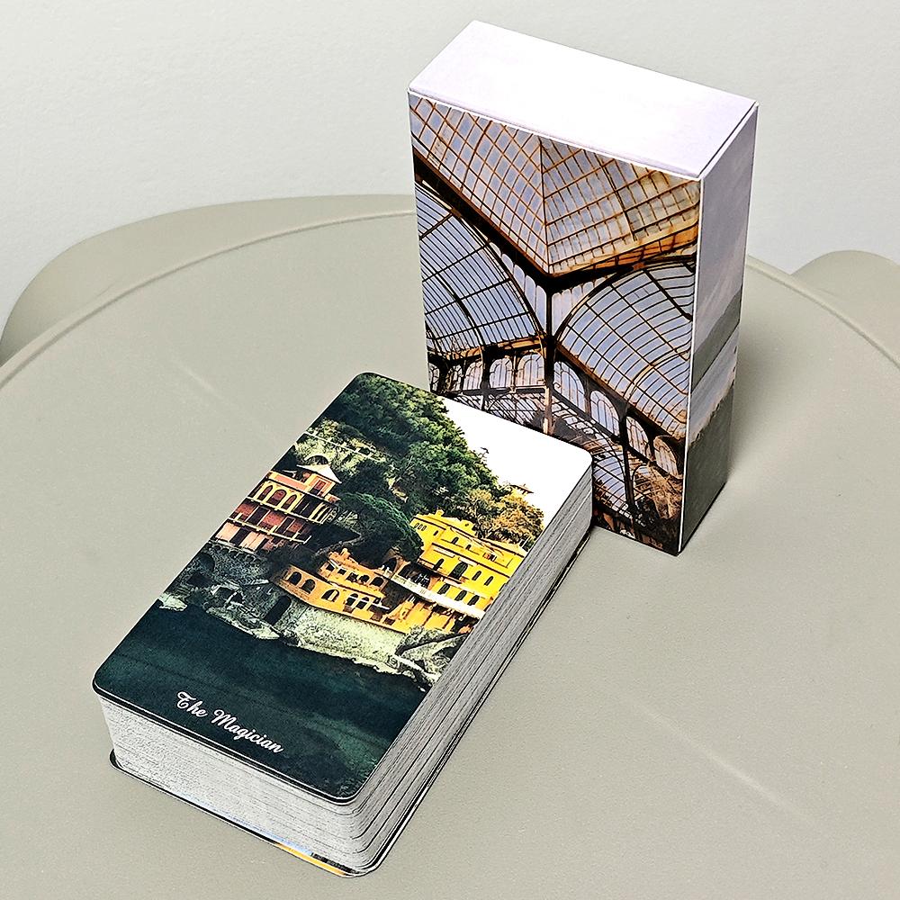 10,3*6 см Таро Архитектурных Объектов 78 шт. Карт Таро на основе системы Райдера-Уэйта