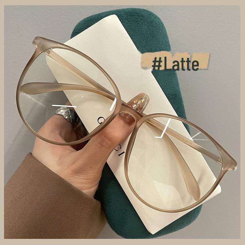 Женские ультралегкие оправы для очков TR Latte Coffee, большие и маленькие лица, совместимые с Degree, корейский стиль