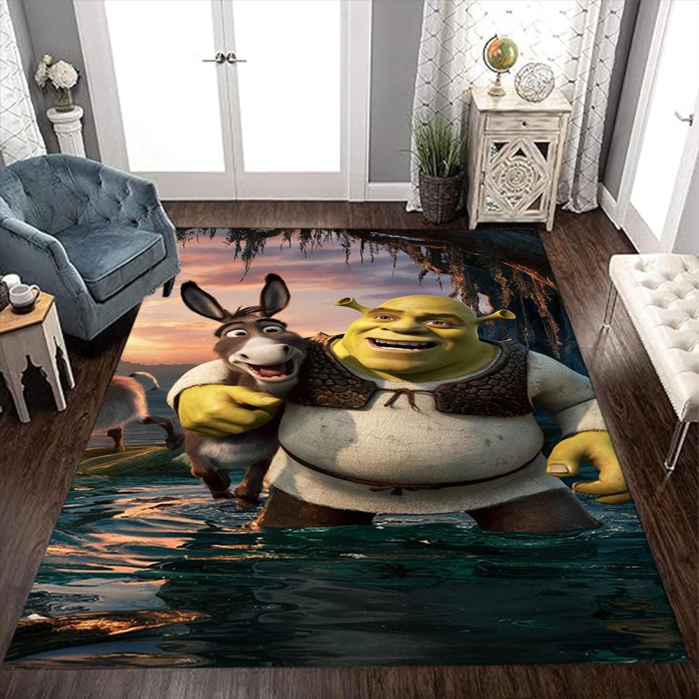Shrek Carpet Design For Foyer Playrooms Dining Room Balcony Antislip Rug Decorate Offices Best For Christmas