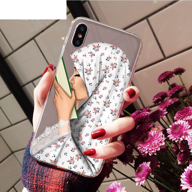 Мусульманский исламский арабский хиджаб, лицо, гриль, глаза, Коран, чехол для телефона для iPhone 11 12 13 pro max X XS MAX 6 6s 7 7plus 8 8Plus 5 5S SE XR