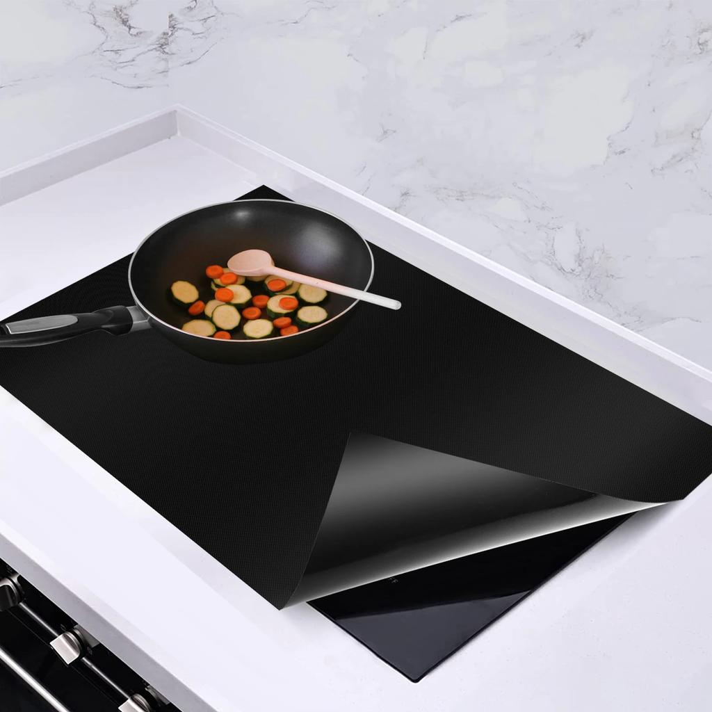 Induction Cooker Cover Silicone Induction Cooker Mat Large Nonstick Electric Stove Cover Mat Stove Top Cover Pad Kitchen Gadgets