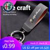 For Alfa Romeo 2026 Hot Sticker Car Stlying Key Chain Luxury Leather Keychain Keyring For Alfa Romeo Sportiva Giulia Giulietta 1