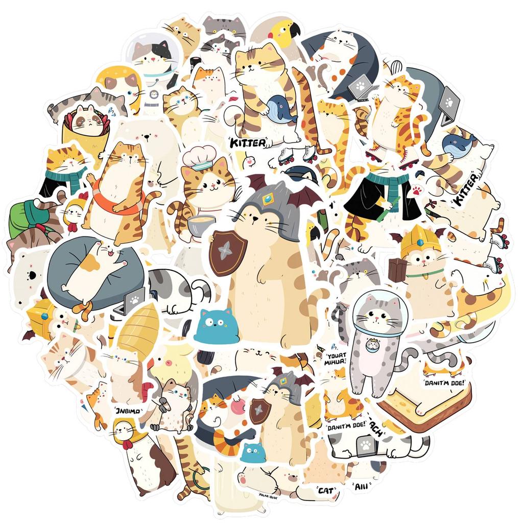 35pcs-100pcs Playful Humor Stickers Whimsical Daily Life  Stickers  Stickers For DIY Phone Laptop Scrapbook Bike