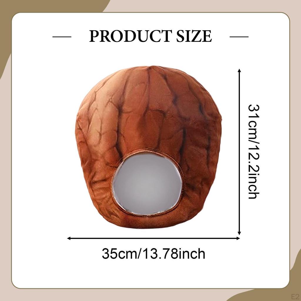 Шляпа-грецкий орех Мультяшная Косплей Мягкая Шапка для Празднования Мероприятия Фестиваля