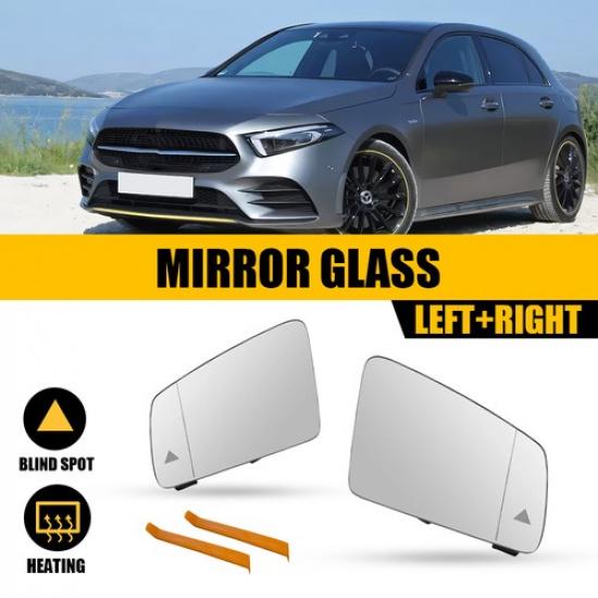 Для Mercedes C-Class W204 2010-2014 Левое/Правое Зеркальное стекло с подогревом и функцией контроля слепой зоны