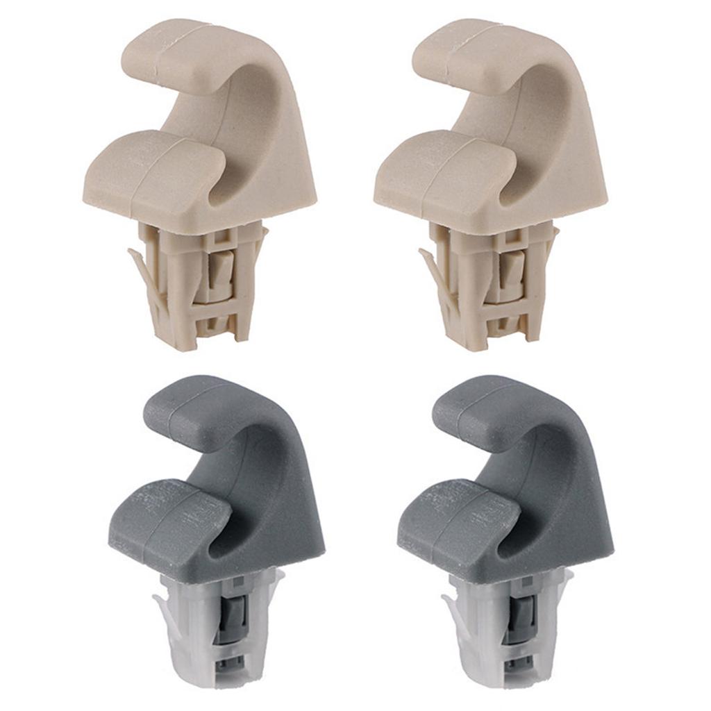 1 Pair Sun Visor Clip Hook Bracket Retainer Interior Trim Fastener Clip for Camry Corolla Matrix Prius RAV4 74348-33040