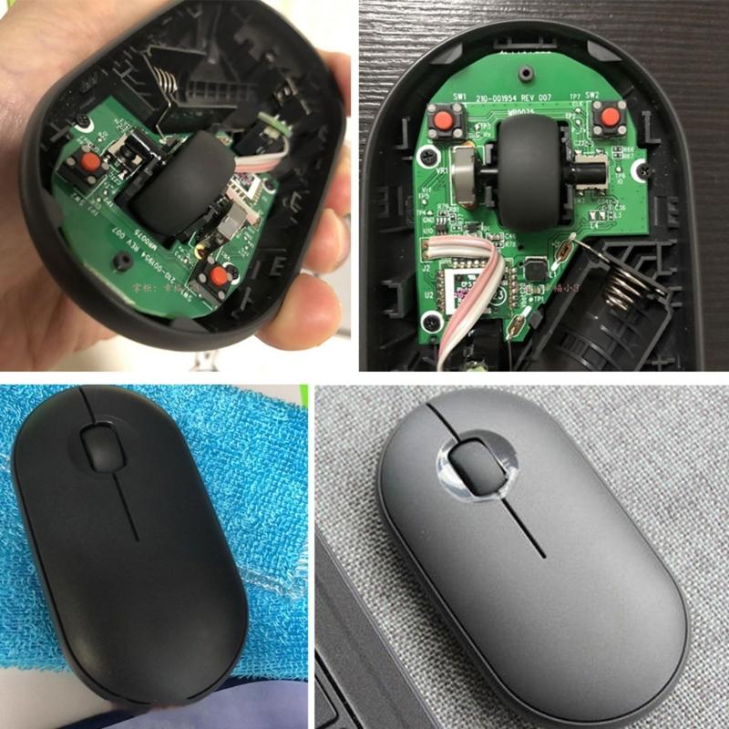 10Pieces Mouse Mute Microswitches 6x6x4.3mm Rectangle Mouse Switches Set For Noise Reduced Operating