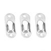 40 Pcs Silver Tone Metal Keyhole Hanger Fasteners for Picture Frames Hang Wall Indoor