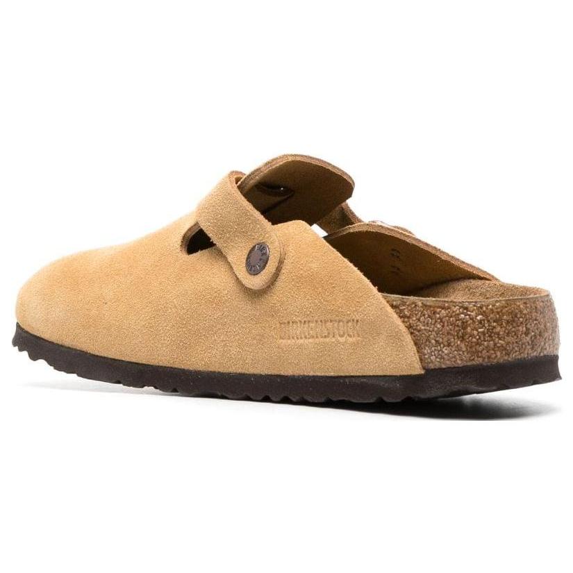 Boston Wmns Birkenstock Замша Кожа 'Latte Cream' 1026164