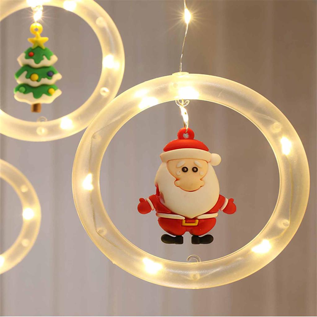 Рождественские гирлянды Светодиодные гирлянды Подвесные светильники Комнатные светильники Цветной занавесочный светильник