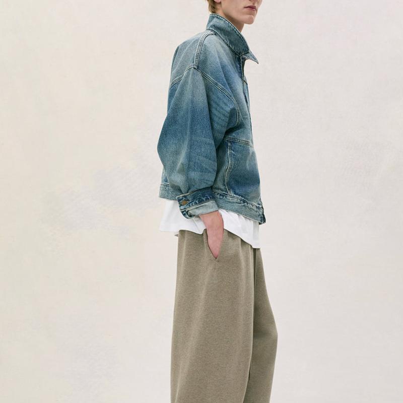 Fear of God Essentials Джинсовая куртка Средний синий Цвет Мужская Верхняя одежда Синий 202SU244270F