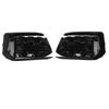 Fog Light Grille Set Left Right Glossy Black Impact Resistant Stylish for A6 C8 PA Sport 2022