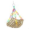 Bird Parrot Perch Hammock Chew Toy Hanging Handmade Cage for