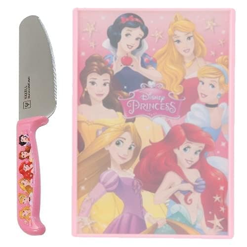 Disney Children's Knife & Cutting Board Set Princess S6