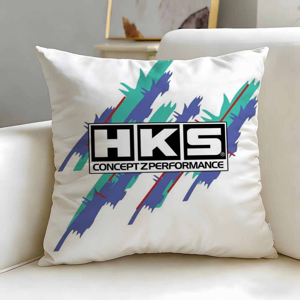 classic brand HKS Cushion Cover Soft EasyWash Pillow Case Versatile for Couch Bed Travel and Office