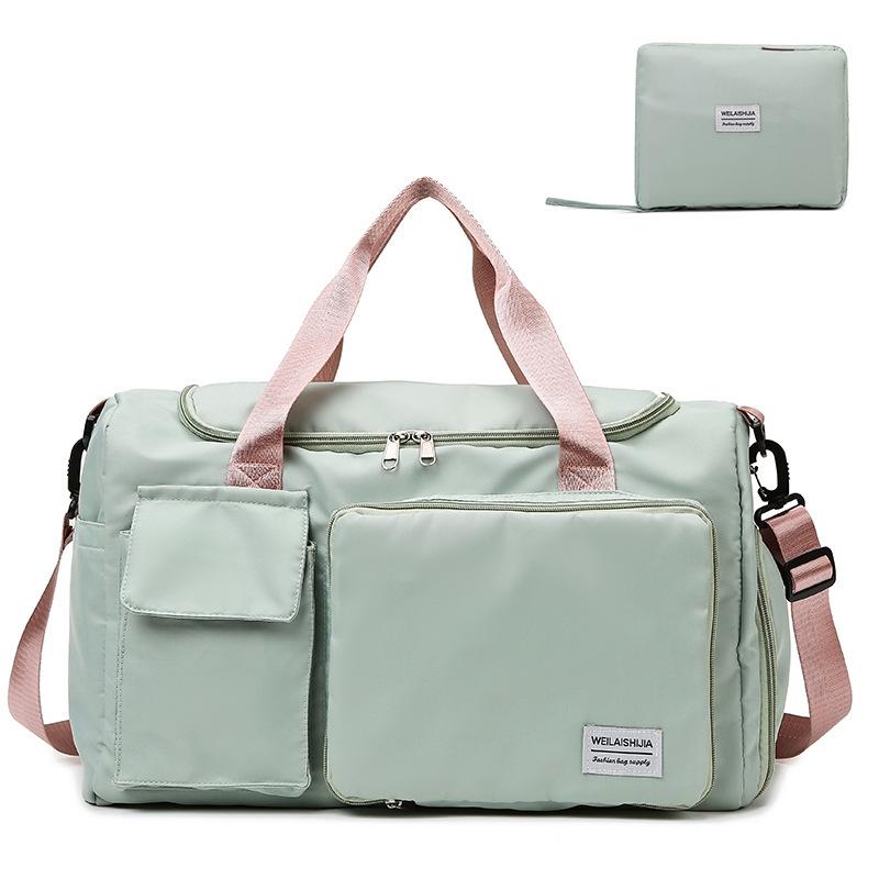 Просторная дорожная сумка кроссбоди с отделением для сухого/влажного – Идеально подходит для спортзала, плавания и путешествий