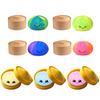 Смешной Баоцзы Антистресс Мялка Мультяшная Пельмешка Игрушка для Сжимания Мягкий Имитация Теста Игрушка-Антистресс Сенсорная Игрушка